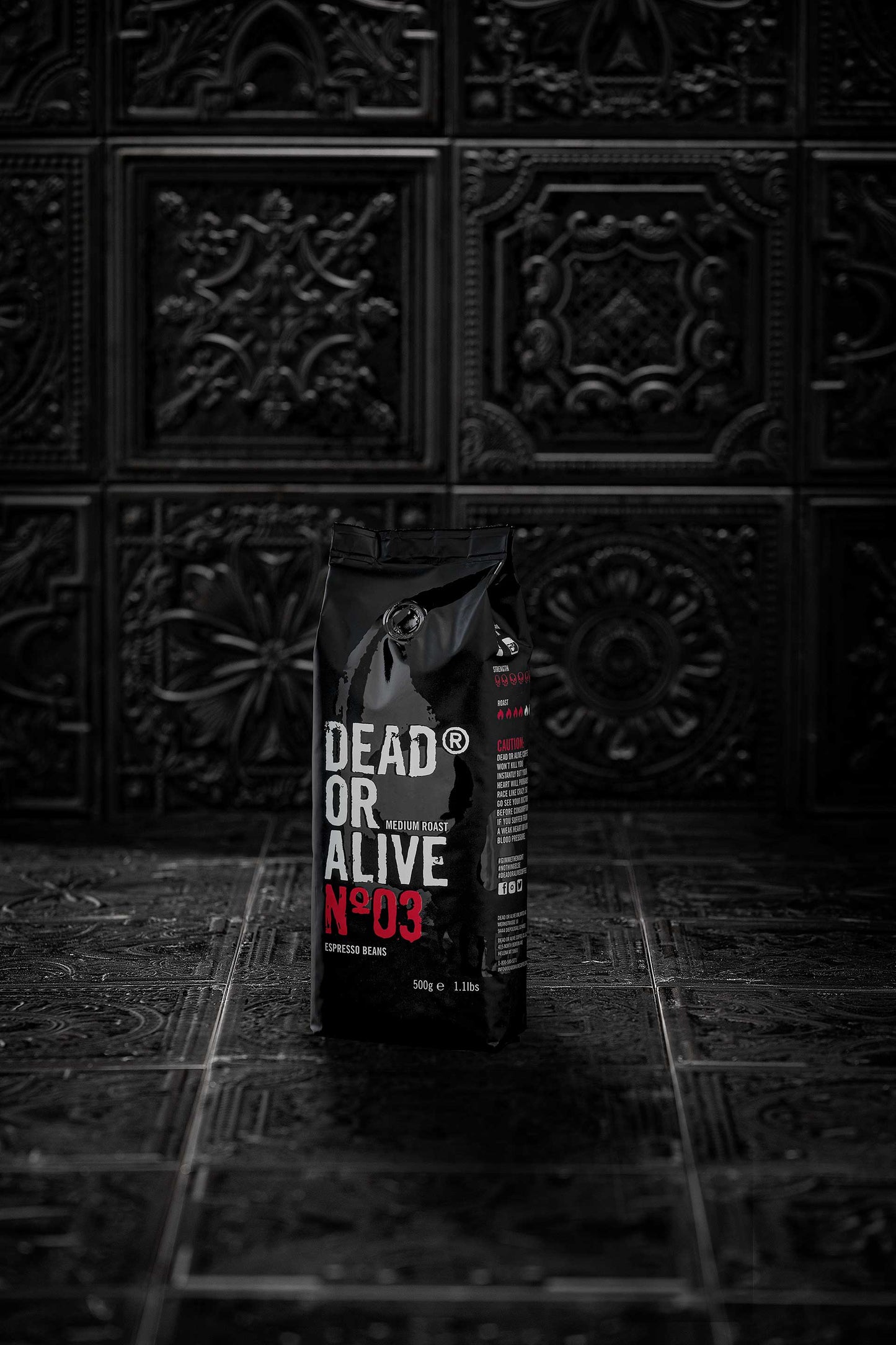 DEAD OR ALIVE COFFEE No3 - 1.1 lbs Espresso Beans
